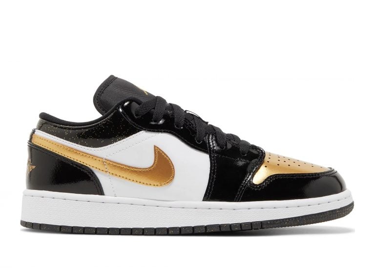nike air jordan 1 low se gold toe (gs)