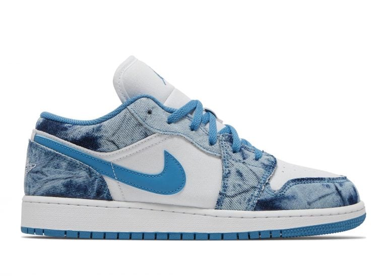 nike air jordan 1 low washed denim (gs)