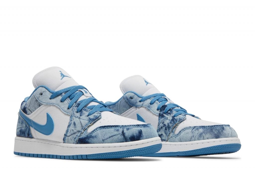 Nike Air Jordan 1 Low Washed Denim (GS) - DM8947-100 | Sneaker Baker