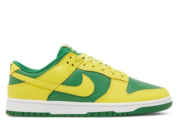 nike dunk low retro reverse brazil