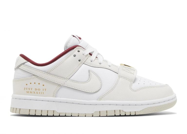 nike dunk low se just do it white phantom (w)