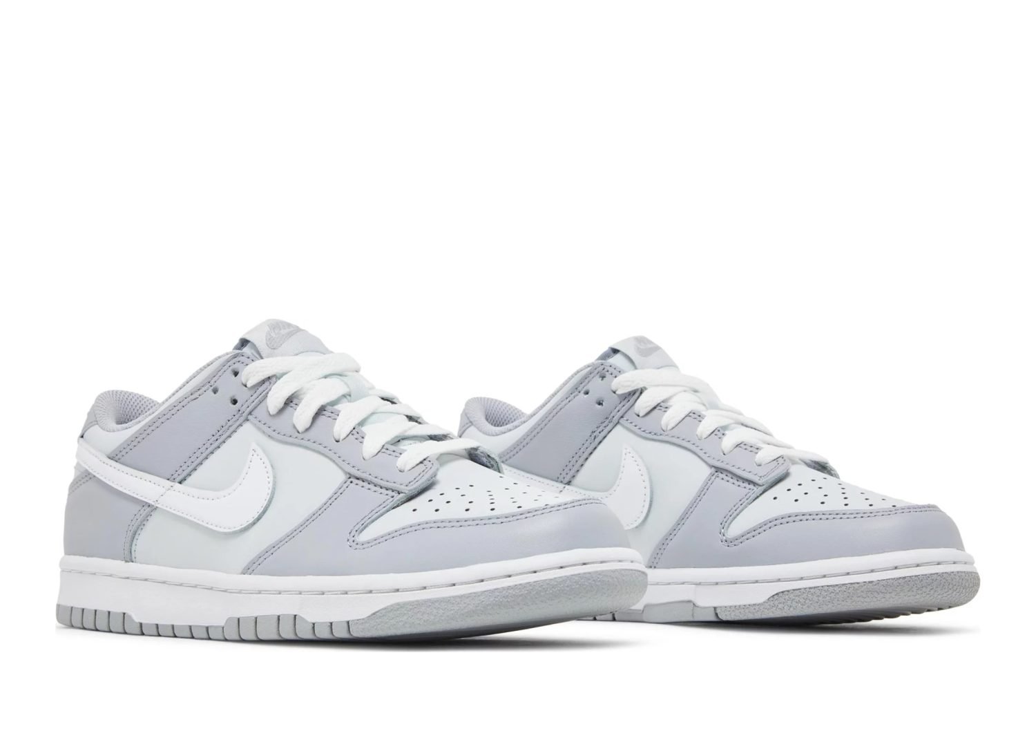 nike dunk low two toned grey (gs)5