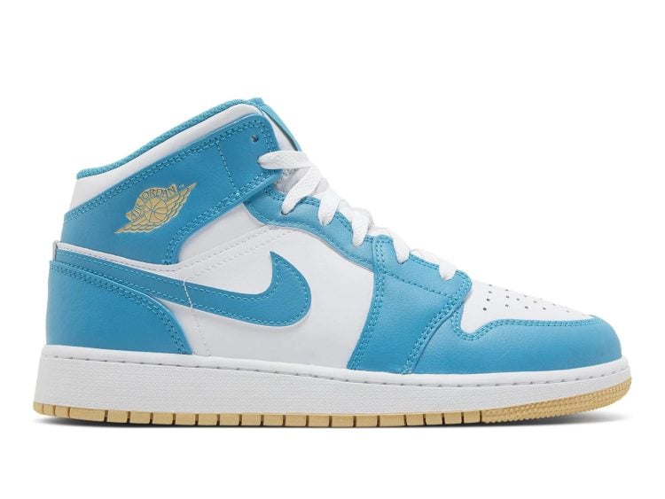 nike air jordan 1 mid aquatone (gs)