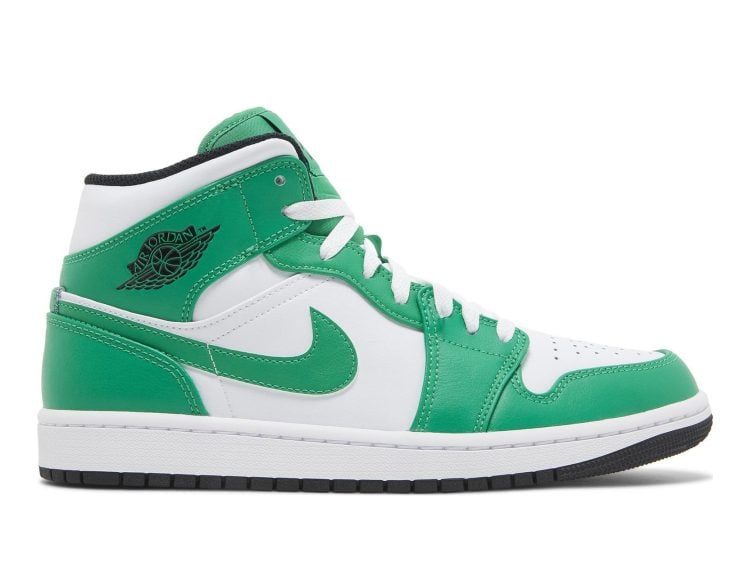 nike air jordan 1 mid lucky green