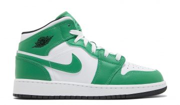 Nike Air Jordan 1 Mid Lucky Green (GS)