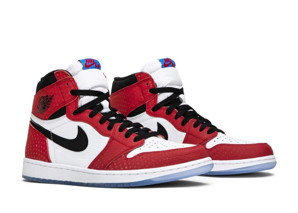 Nike Air Jordan 1 Retro High Spider-Man Origin Story - 555088-602