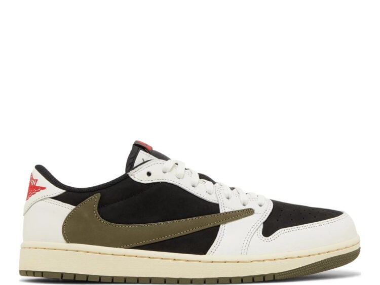 nike air jordan 1 retro low og sp travis scott olive (w)