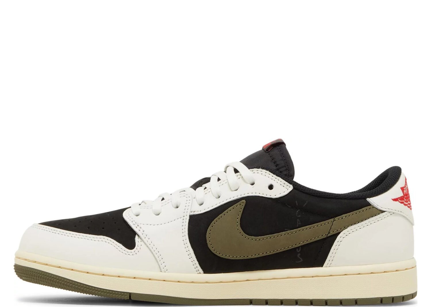 nike air jordan 1 retro low og sp travis scott olive (w)