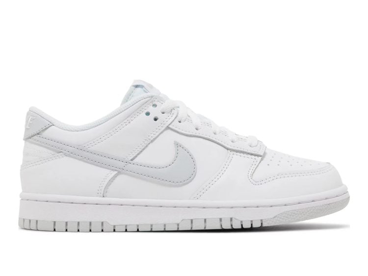 nike dunk low white pure platinum (gs)