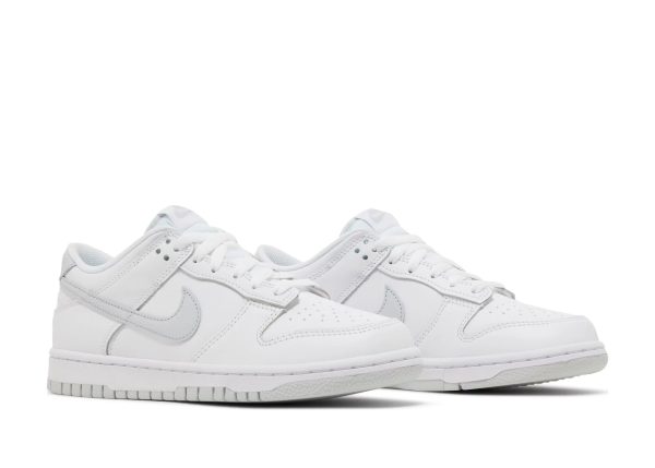 nike dunk low white pure platinum (gs)5