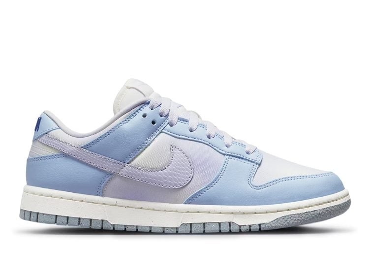 nike dunk low blue airbrush canvas (w)