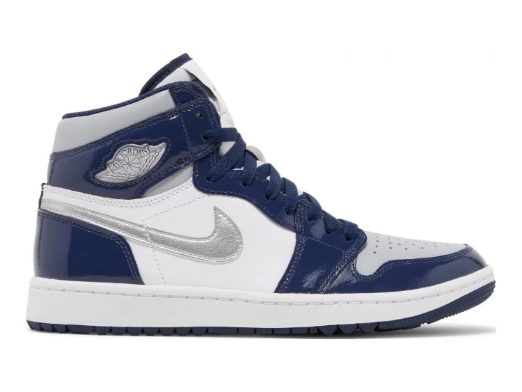 nike air jordan 1 retro high golf patent midnight navy