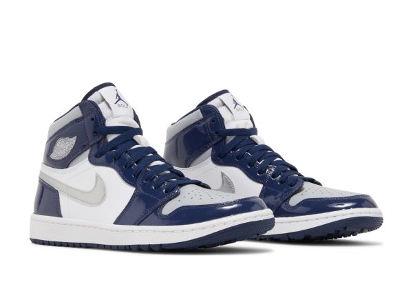 nike air jordan 1 retro high golf patent midnight navy5