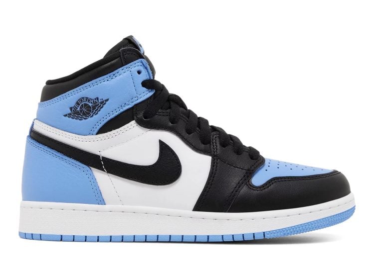 nike air jordan 1 retro high og unc toe (gs)