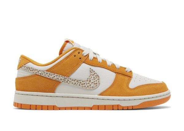 nike dunk low as safari swoosh kumquat