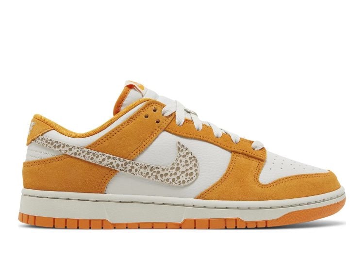 nike dunk low as safari swoosh kumquat