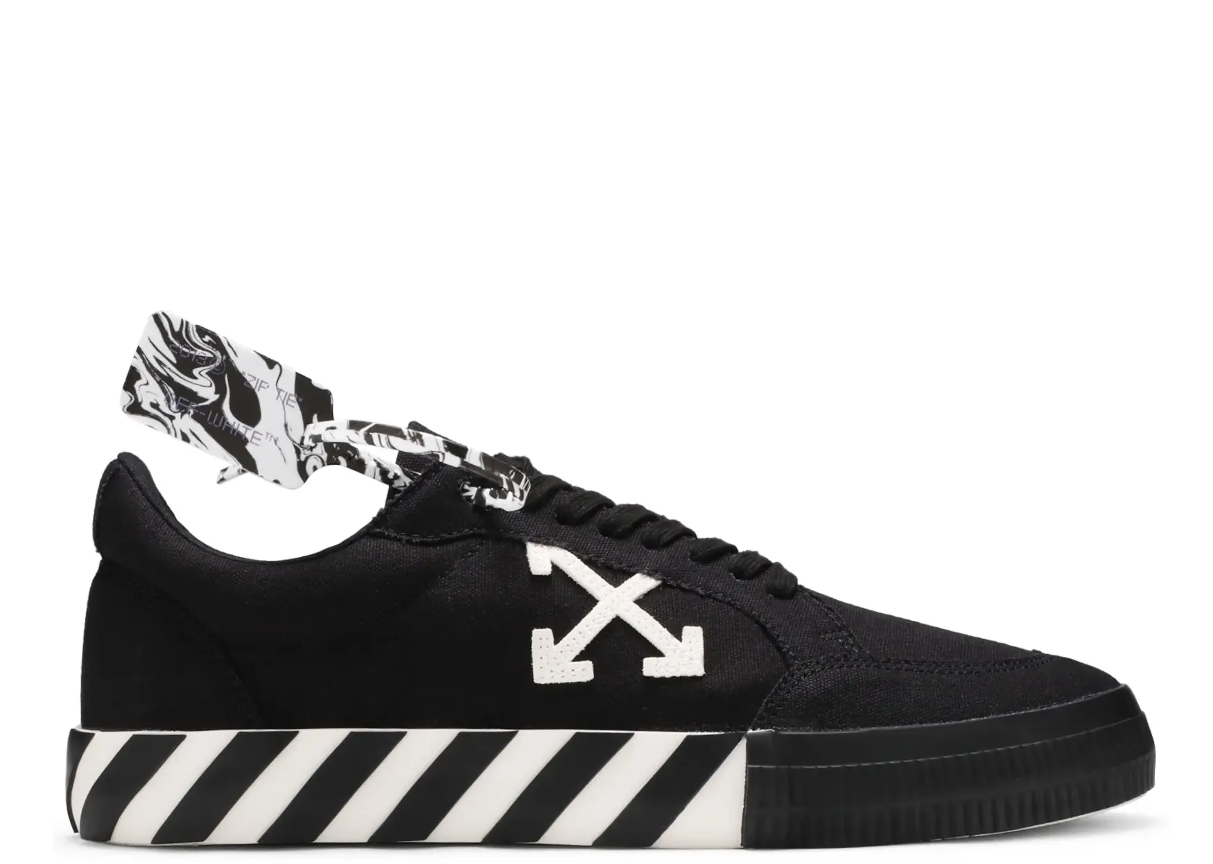 OFF-WHITE Vulc Low Black White Arrow