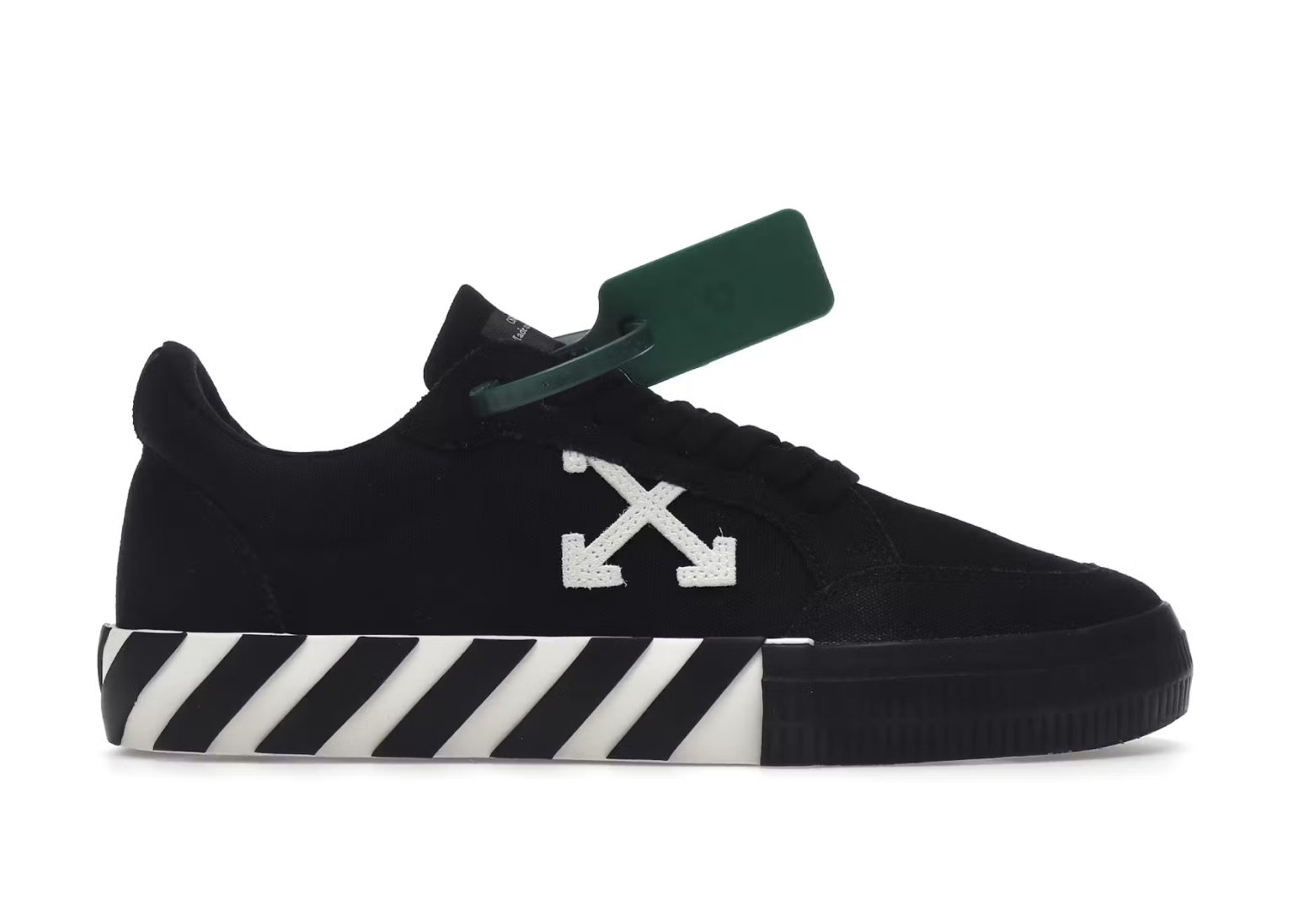 OFF WHITE Vulc Low Canvas Black White Black SS22 OMIA085C99FAB0011001 