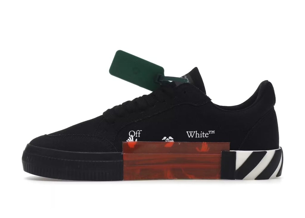 OFF-WHITE Vulc Low Canvas Black White Black SS22