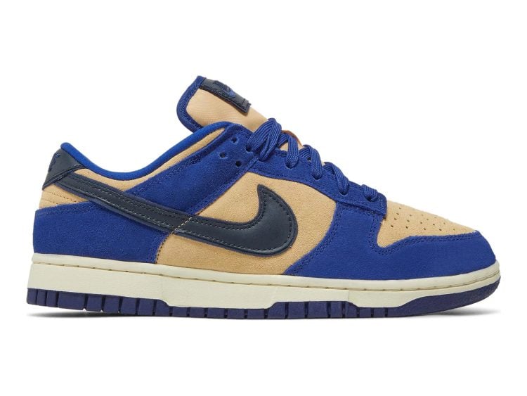 nike dunk low lx blue suede (w)