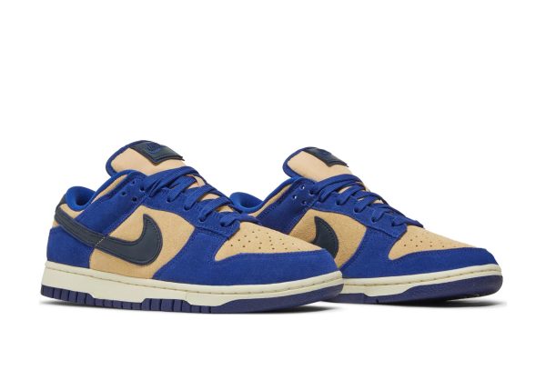 nike dunk low lx blue suede (w)5