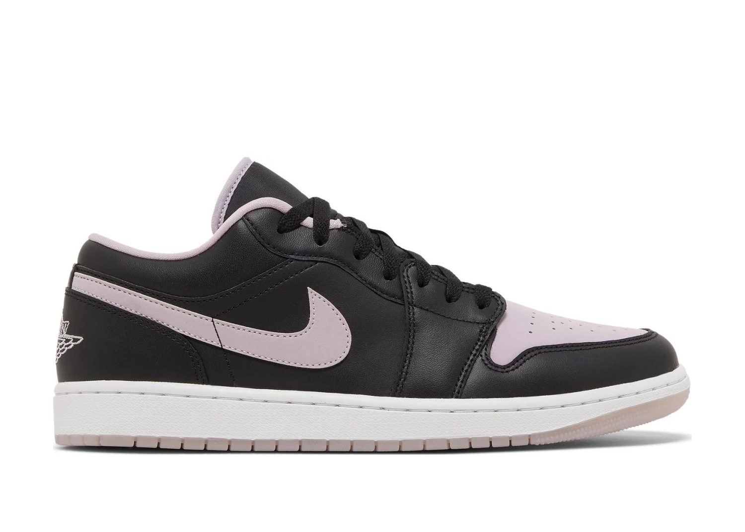 nike air jordan 1 low se black iced lilac