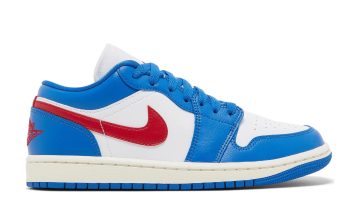 Nike Air Jordan 1 Low Sport Blue Gym Red (W)