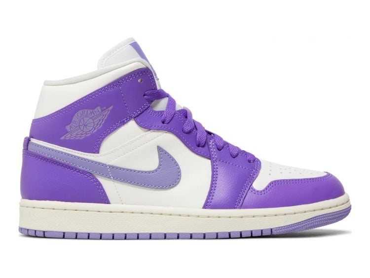 nike air jordan 1 mid action grape (w)