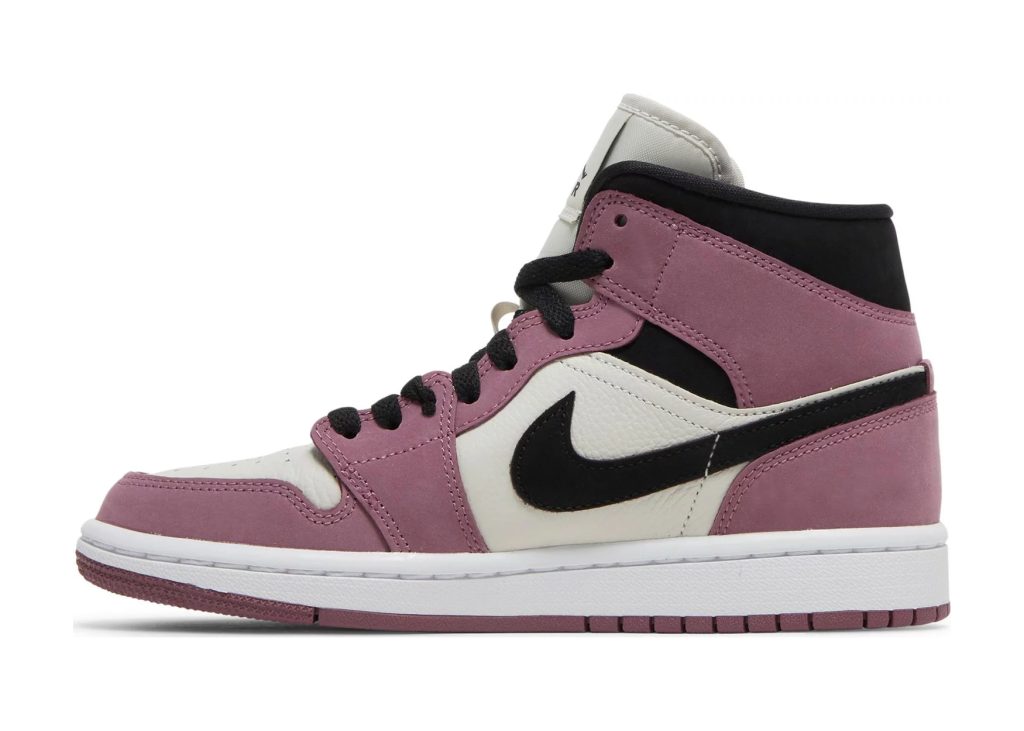 ナイキ NIKE ■ 【 WMNS AIR JORDAN 1 MID Berry Pink DC7267 500 】 ウィメンズ エア ジョーダン 1 ミッド ベリーピンク スニーカー　f19890 Nike Air Jordan 1 Mid Berry Pink (W) - DC7267-500 | Sneaker Baker