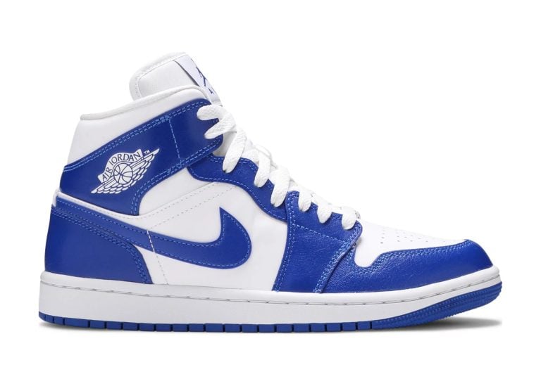 nike air jordan 1 mid kentucky blue (w)