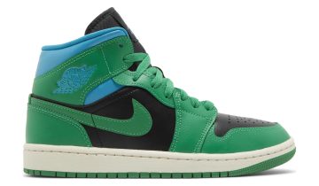 Nike Air Jordan 1 Mid Lucky Green Aquatone (W)