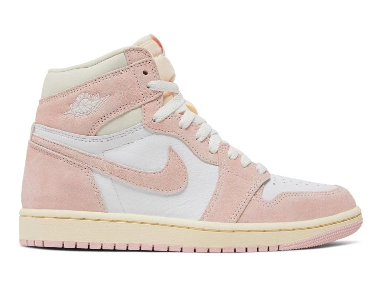 nike air jordan 1 retro high og washed pink (w)