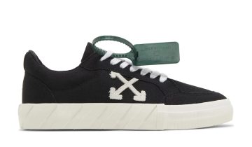 OFF-WHITE Vulcanized Low Black White (W)