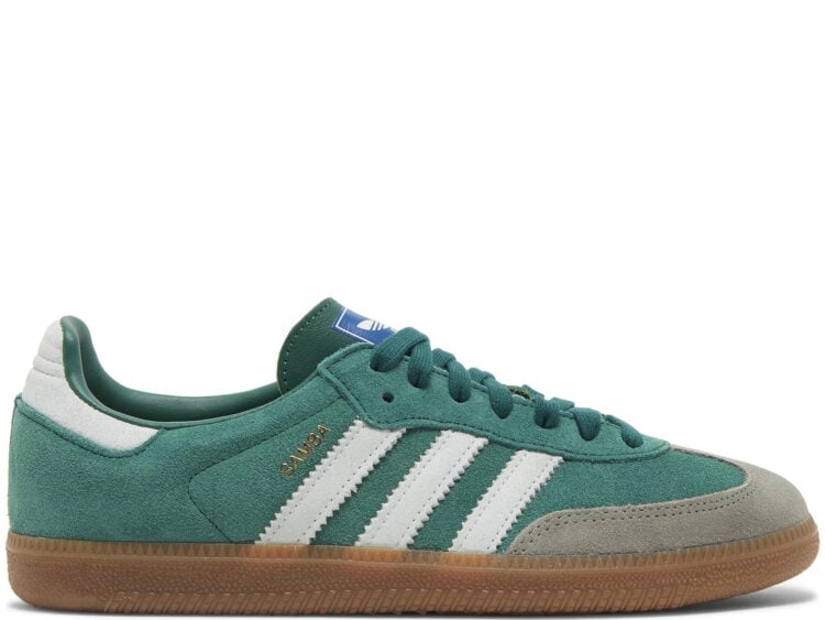 adidas samba og collegiate green gum grey toe