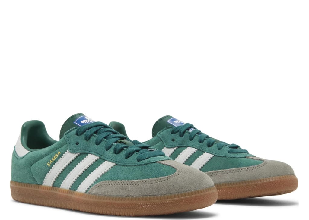 adidas Samba OG Collegiate Green Gum Grey Toe - ID2054 | Sneaker Baker