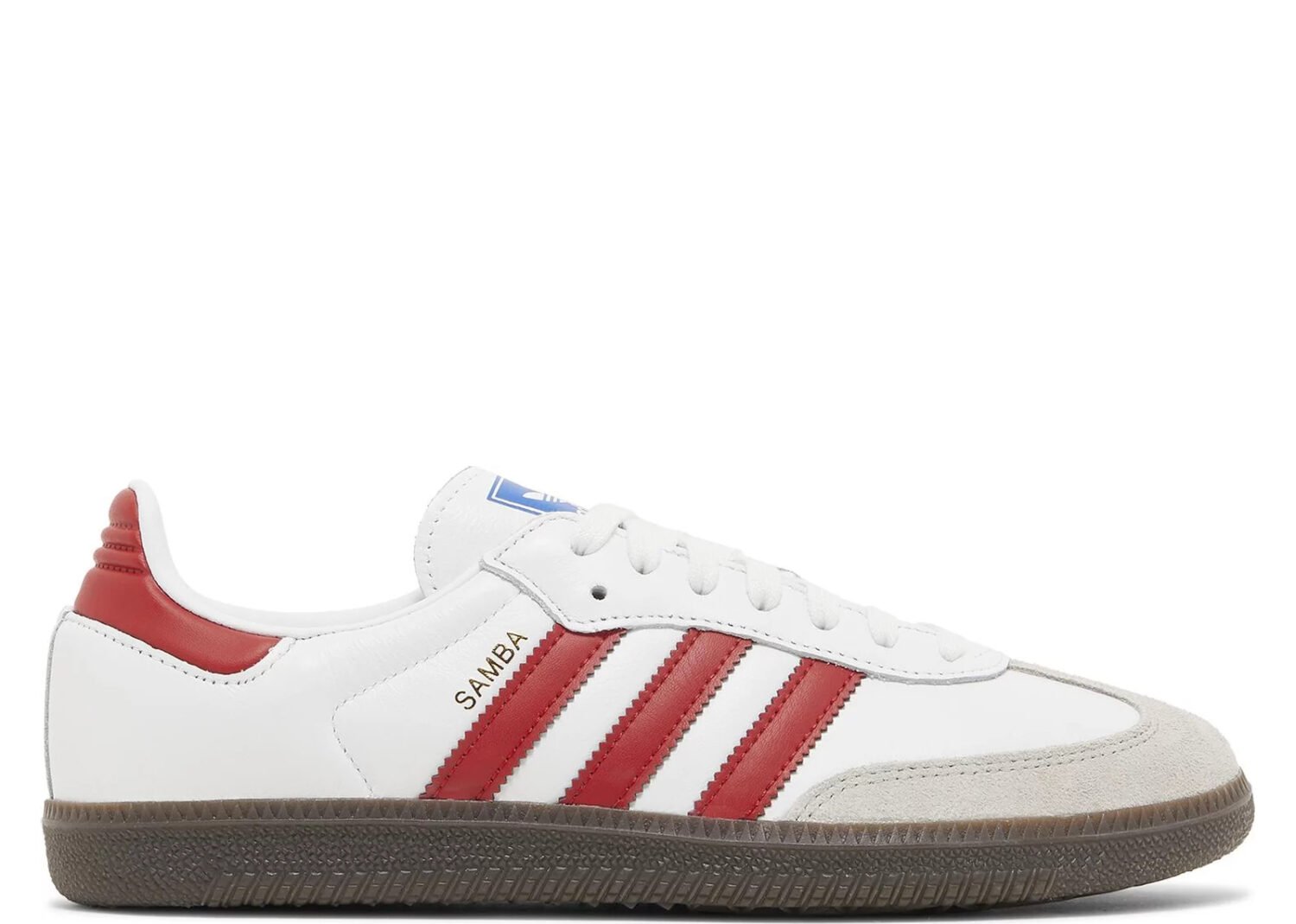 adidas samba og white better scarlet