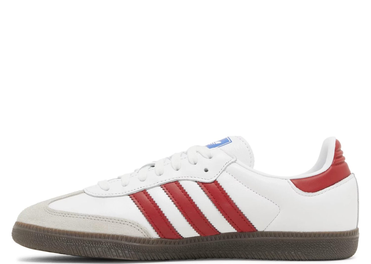 adidas samba og white better scarlet