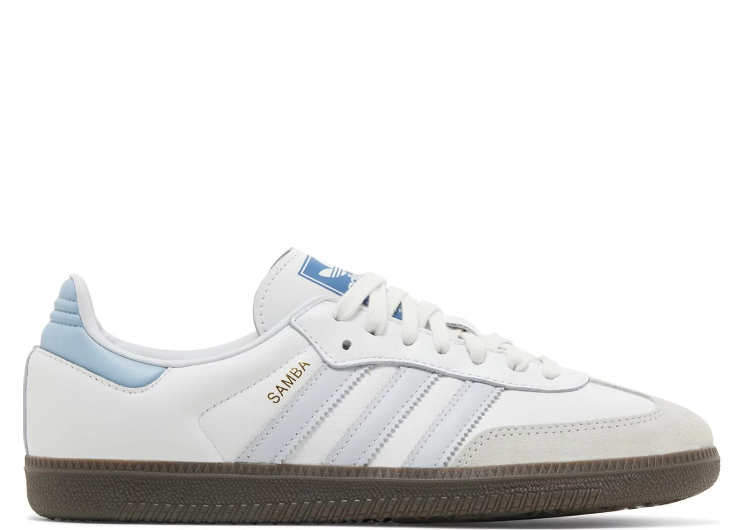 adidas samba og white halo blue