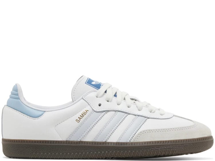 adidas samba og white halo blue