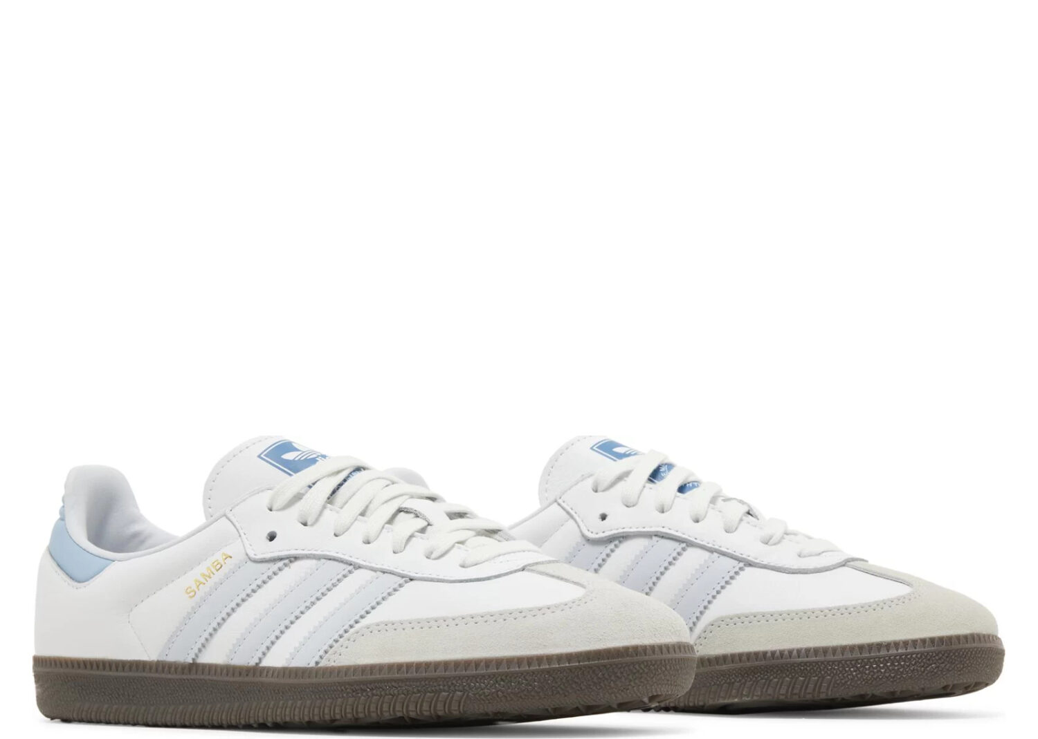 adidas samba og white halo blue