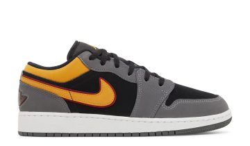 Nike Air Jordan 1 Low SE Light Graphite Vivid Orange (GS)