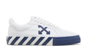 OFF-WHITE Vulcanized Low White Blue Canvas