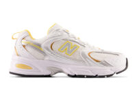 New Balance 530 White Vibrant Apricot Silver Metallic