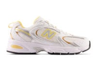 New Balance 530 White Vibrant Apricot Silver Metallic