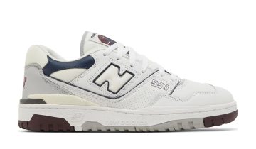 New Balance 550 White Natural Indigo Burgundy