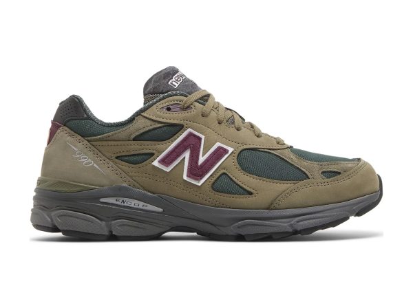 new balance 990v3 miusa teddy santis green purple