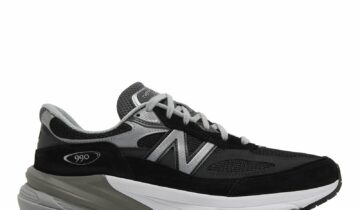 New Balance 990v6 MiUSA Black Grey White
