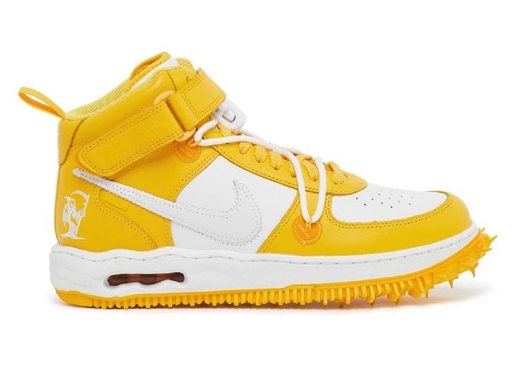 nike air force 1 mid sp off white varsity maize