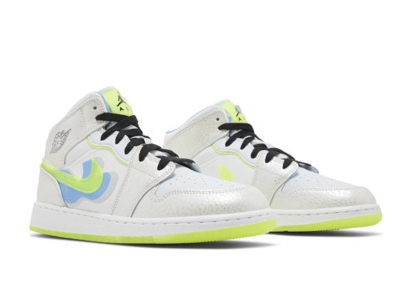 nike air jordan 1 mid se warped swoosh (gs)5