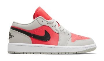 Nike Air Jordan 1 Retro Low Light Iron Ore Siren Red (W)